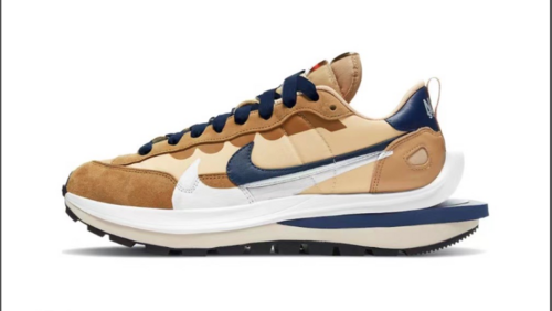 SACAI X Nike VaporWaffle _SESAME and Blue Void_ Waspho 3.0 generation sesame khaki-color goods number_ CV1363-100 size 36-45 yards-d30e0d73